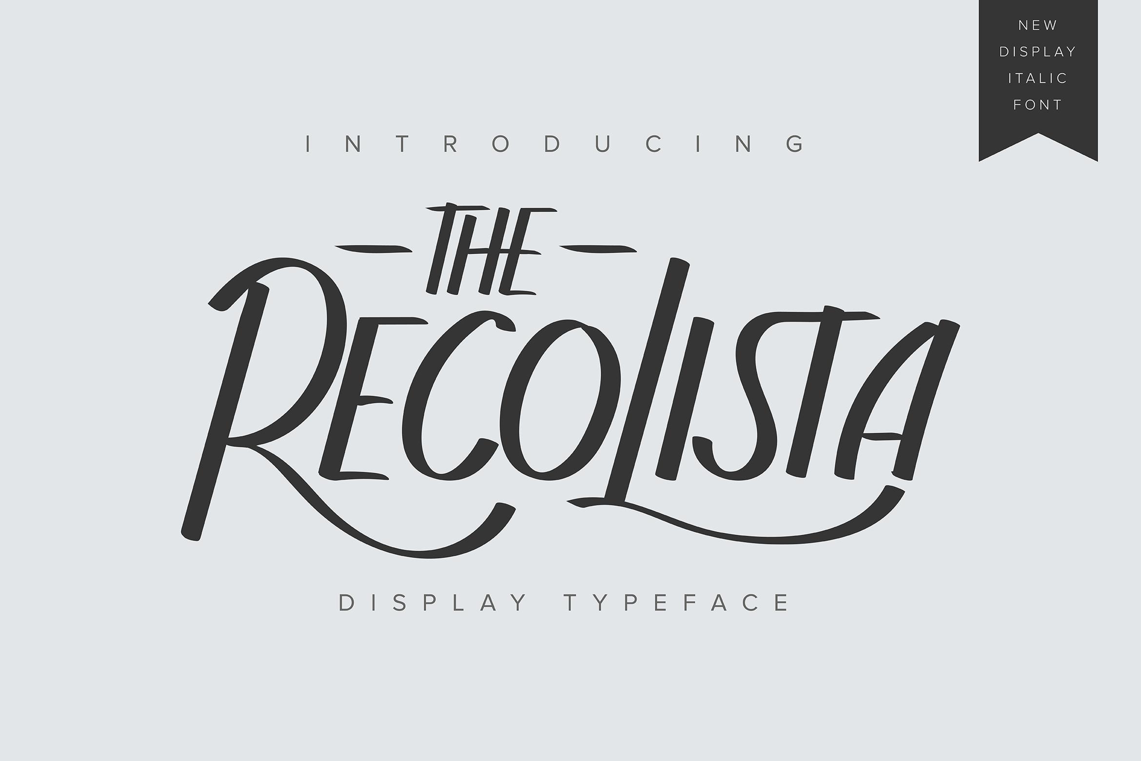 The Recolista Font