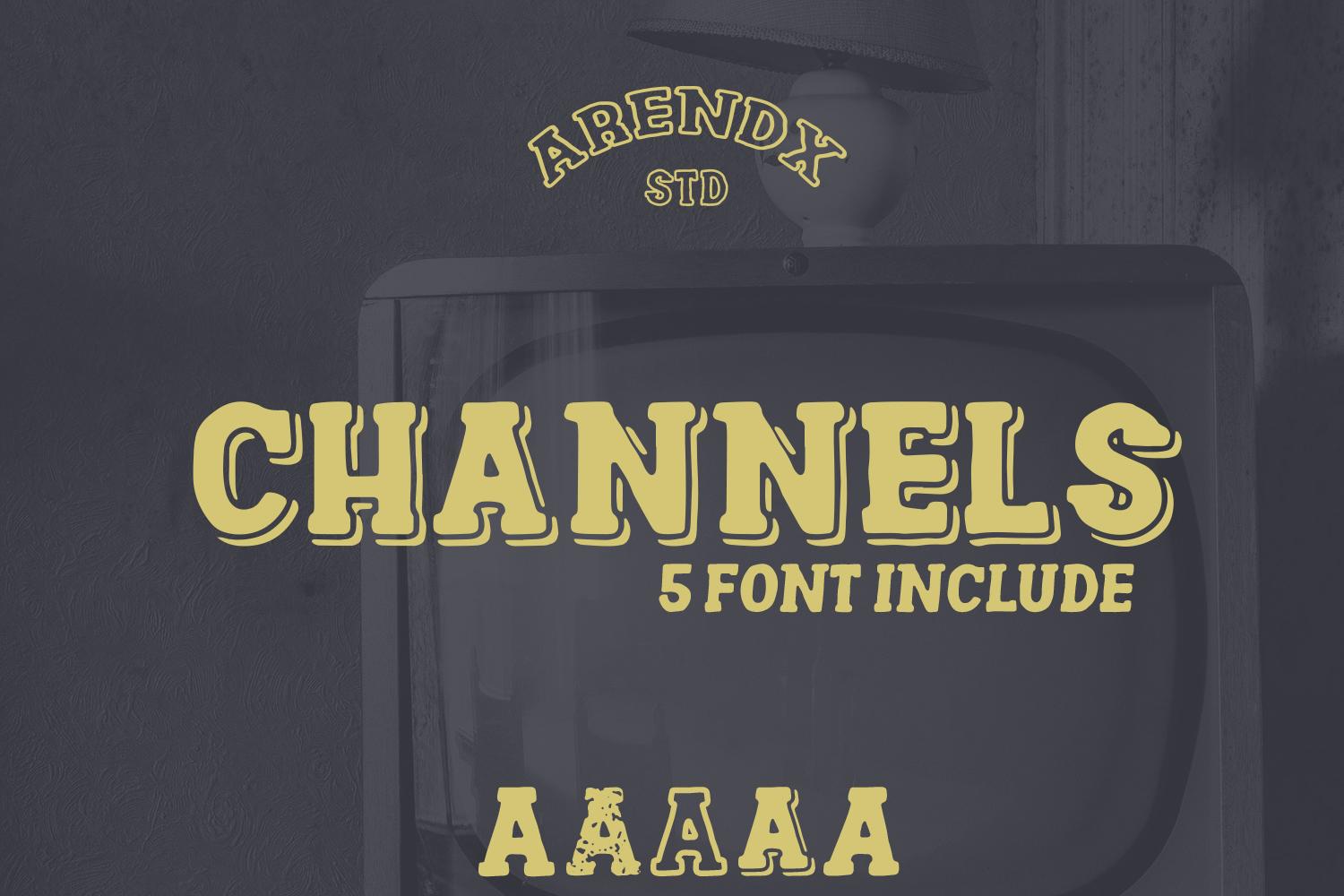 Channels Family Font