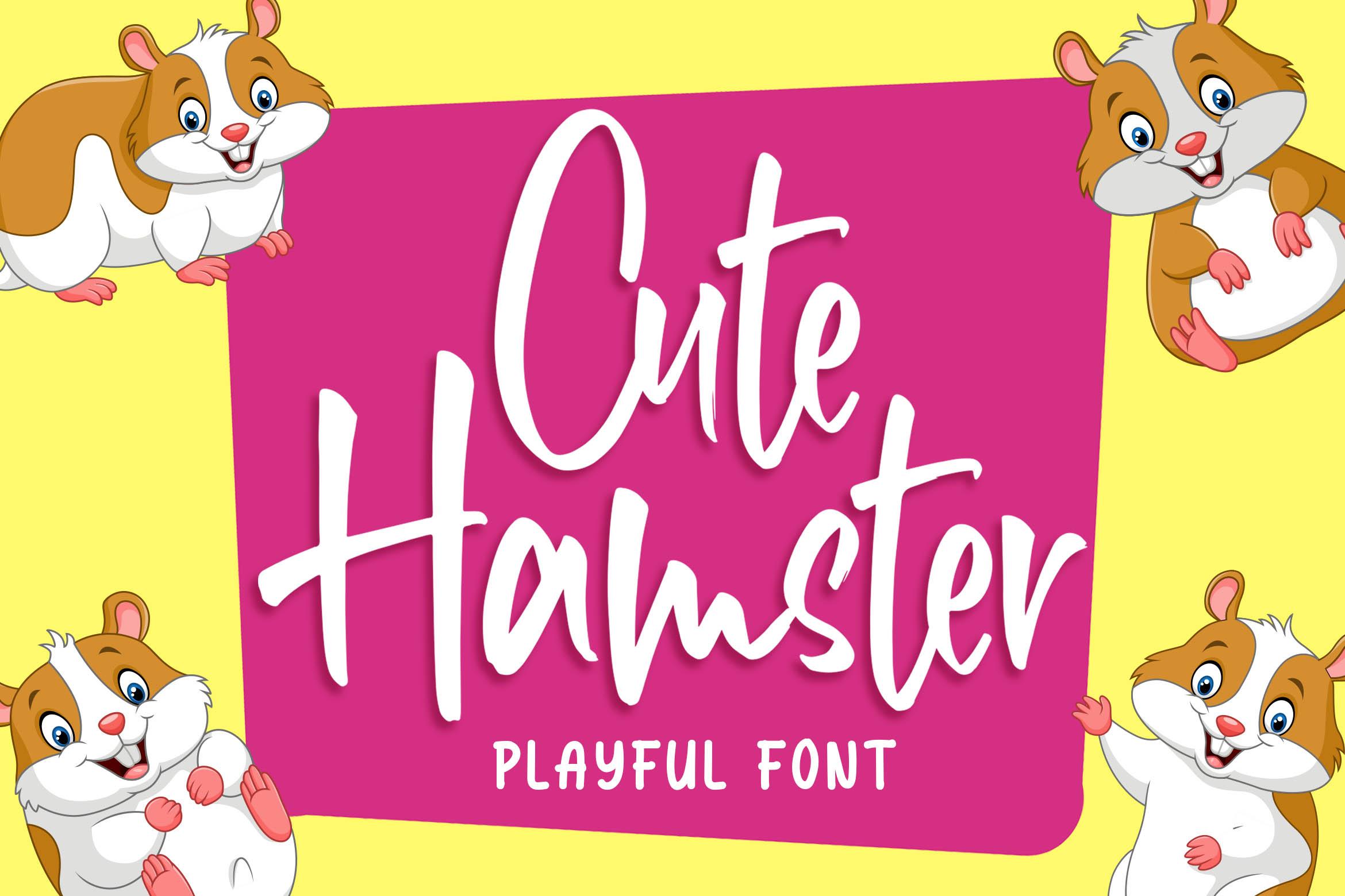 Cute Hamster Font