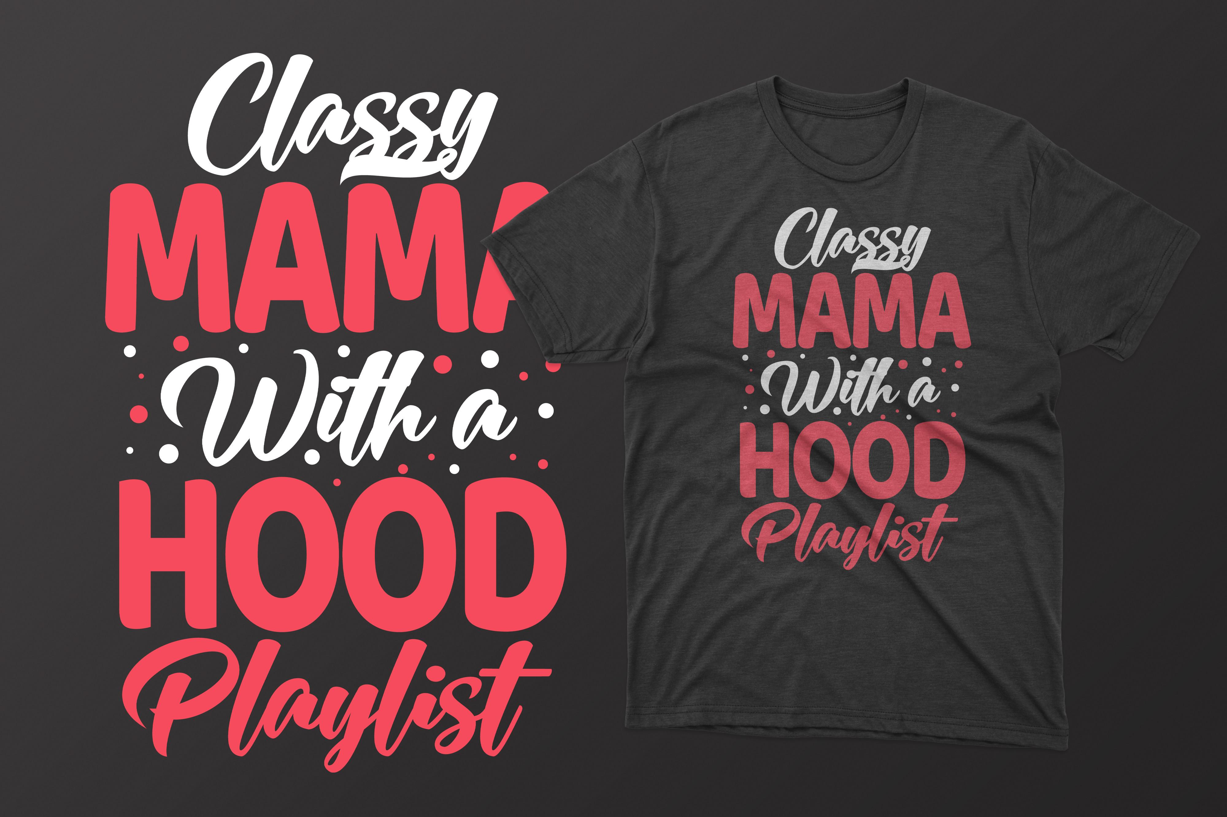 Mother's Day Typography T Shirt Design