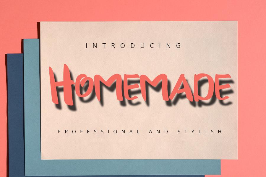 Homemade Font