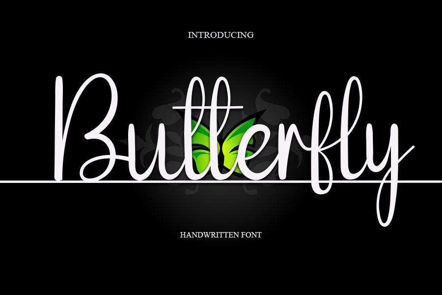Butterfly Font