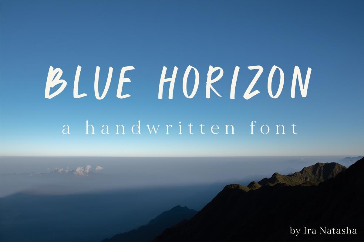 Blue Horizon Font