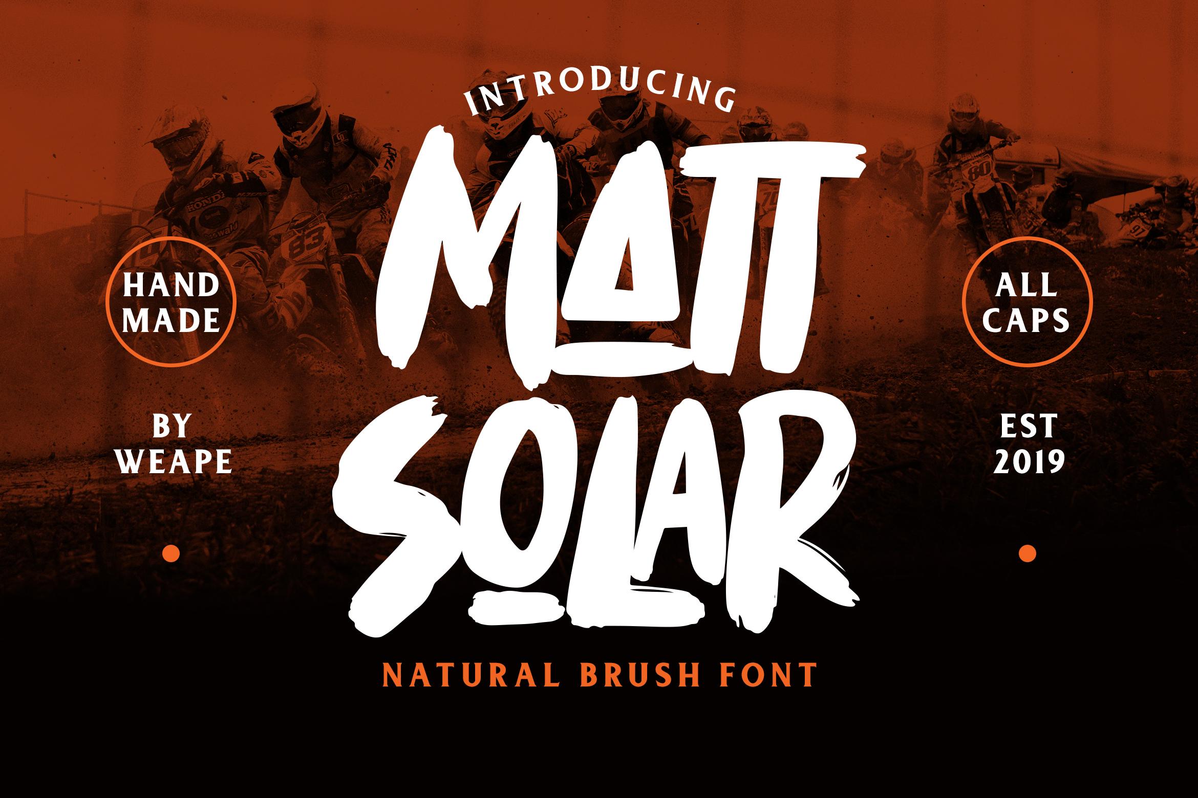 Mattsolar Font
