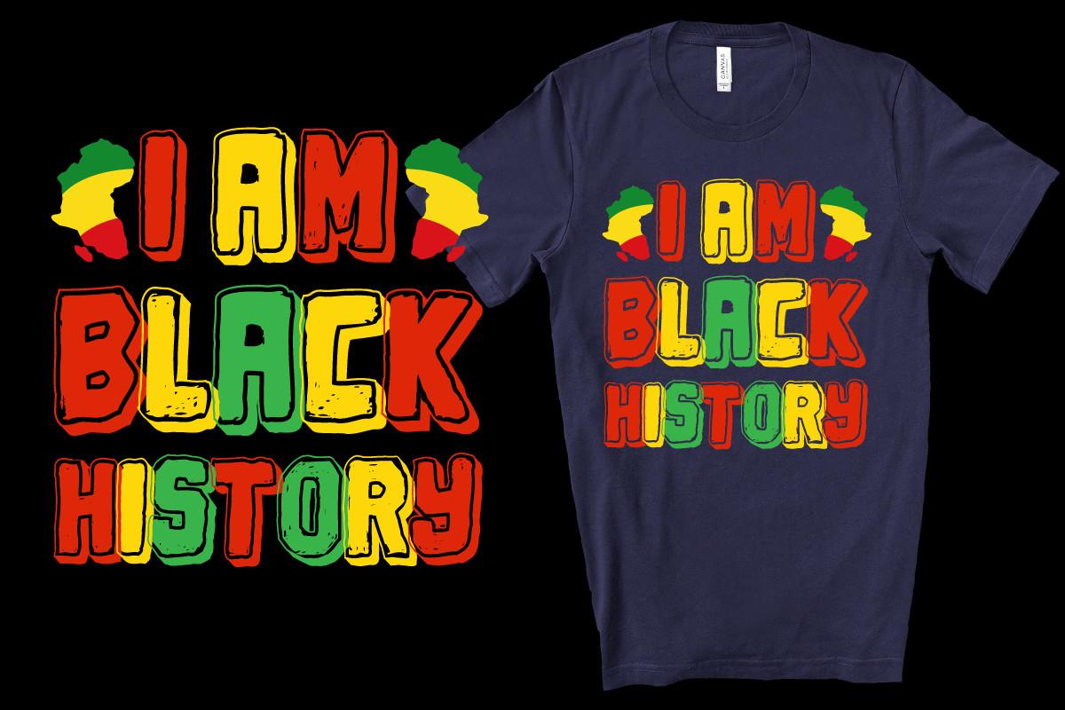 Black History T-Shirt Design