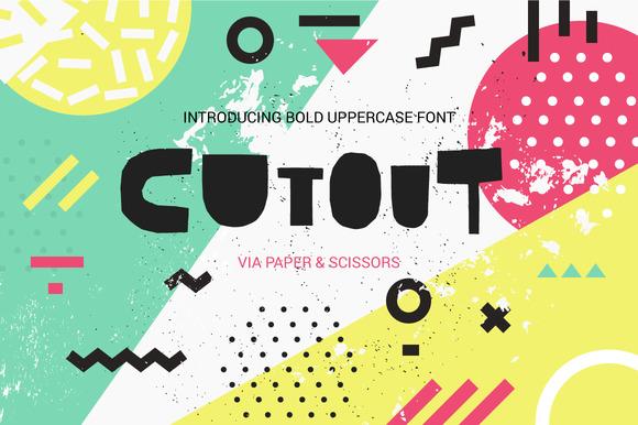 Cutout Font