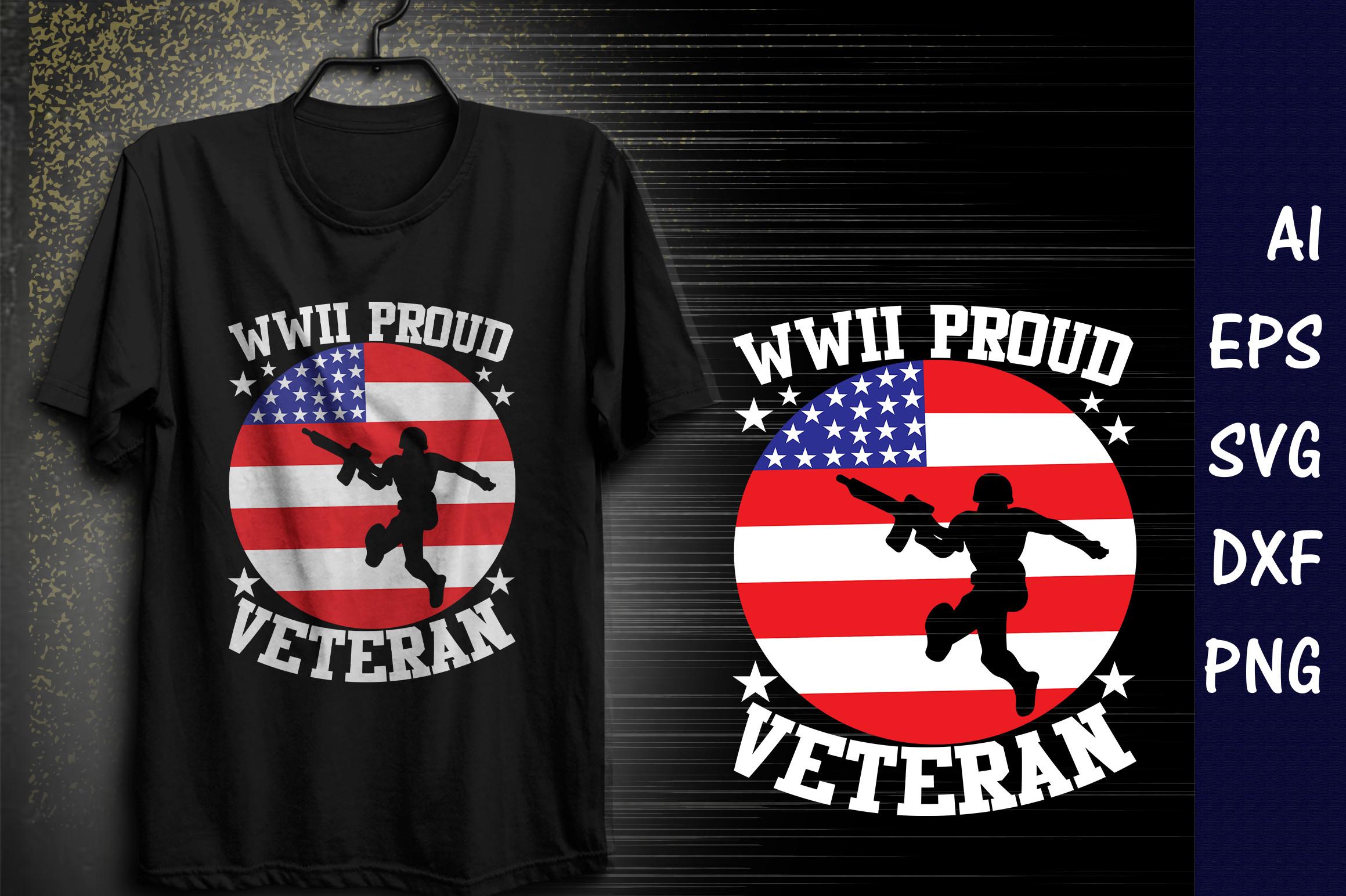 Printable Veteran T-shirt Design