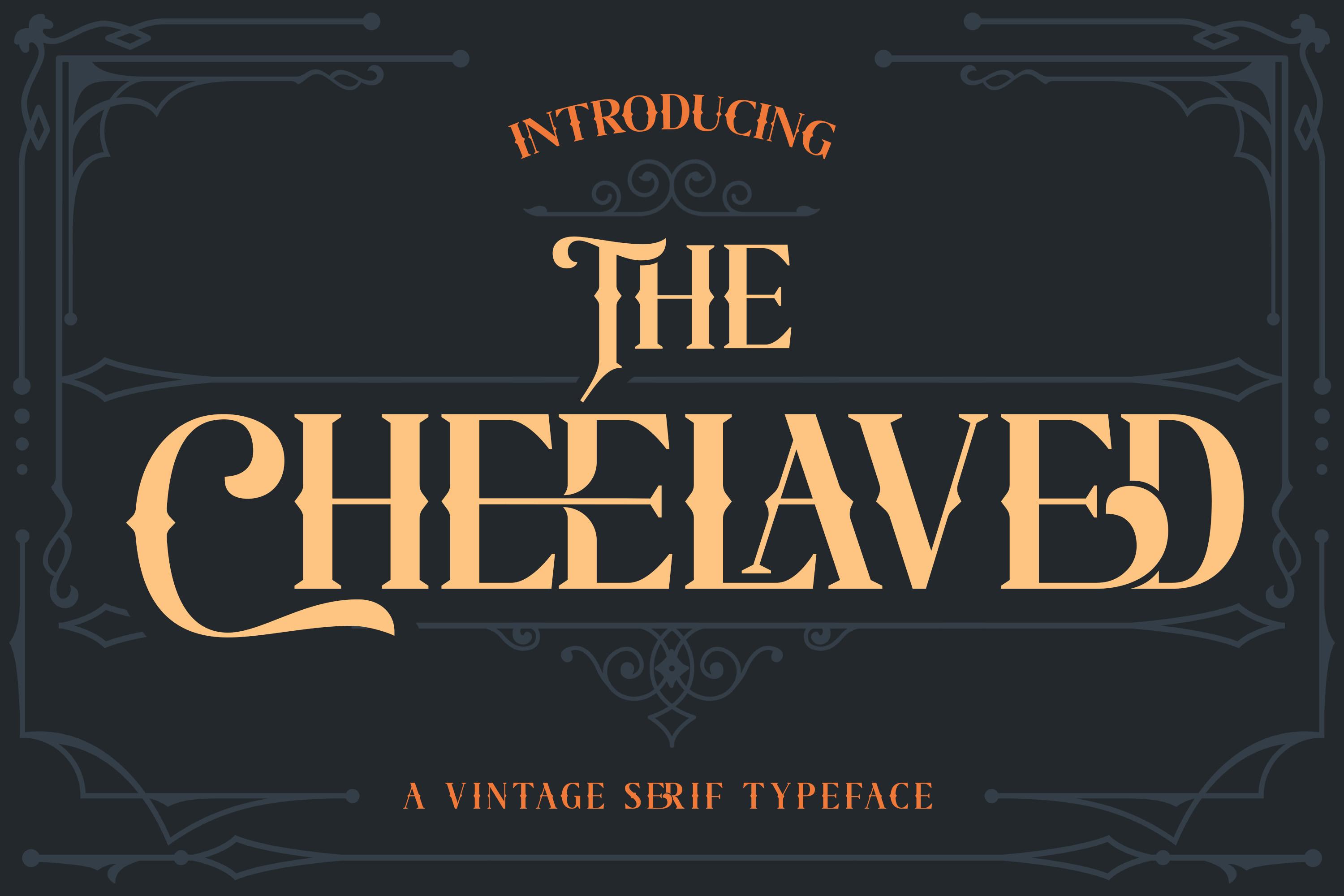 The Cheelaved Font