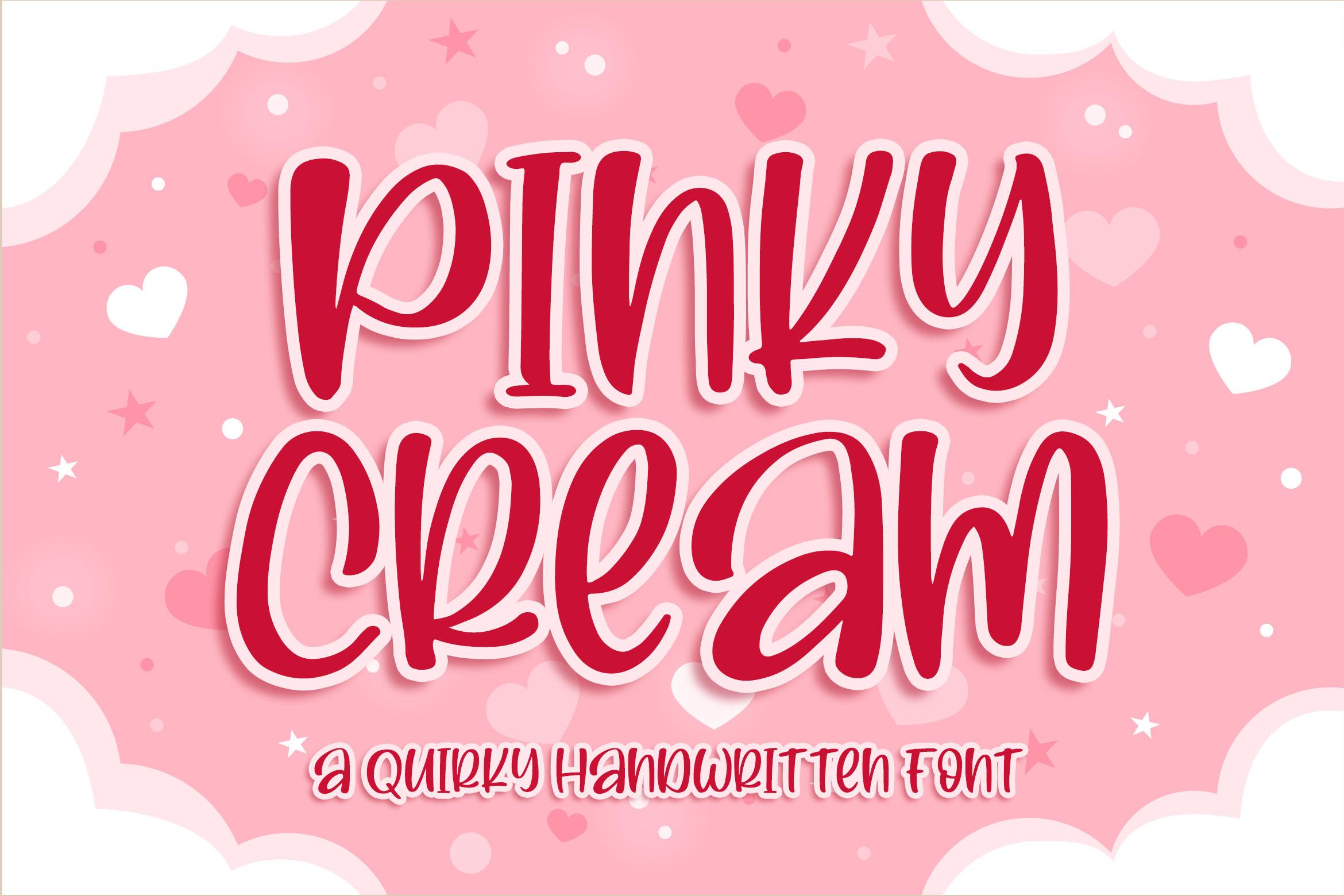Pinky Cream Font
