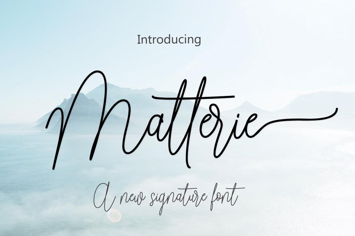 Matterie Font
