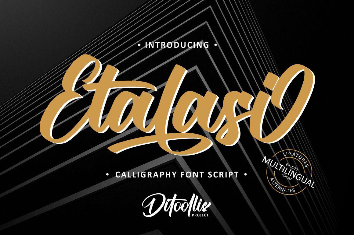 Etalasi Font