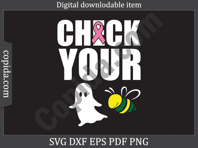 Check Your Boo Bee Svg Printable File
