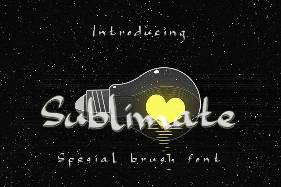 Sublimate Font