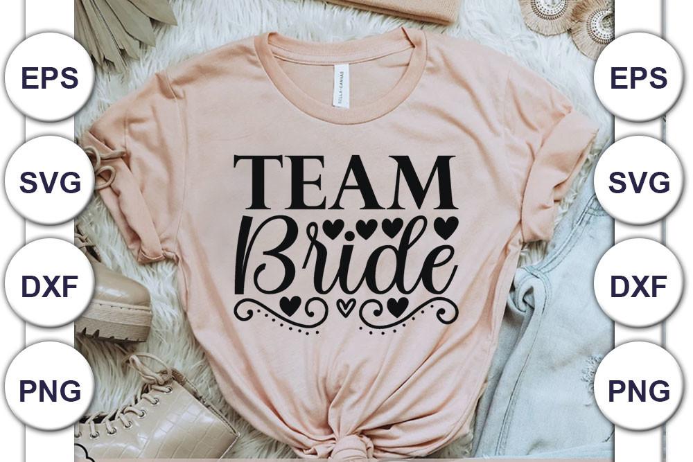 Wedding Svg Design, Team Bride