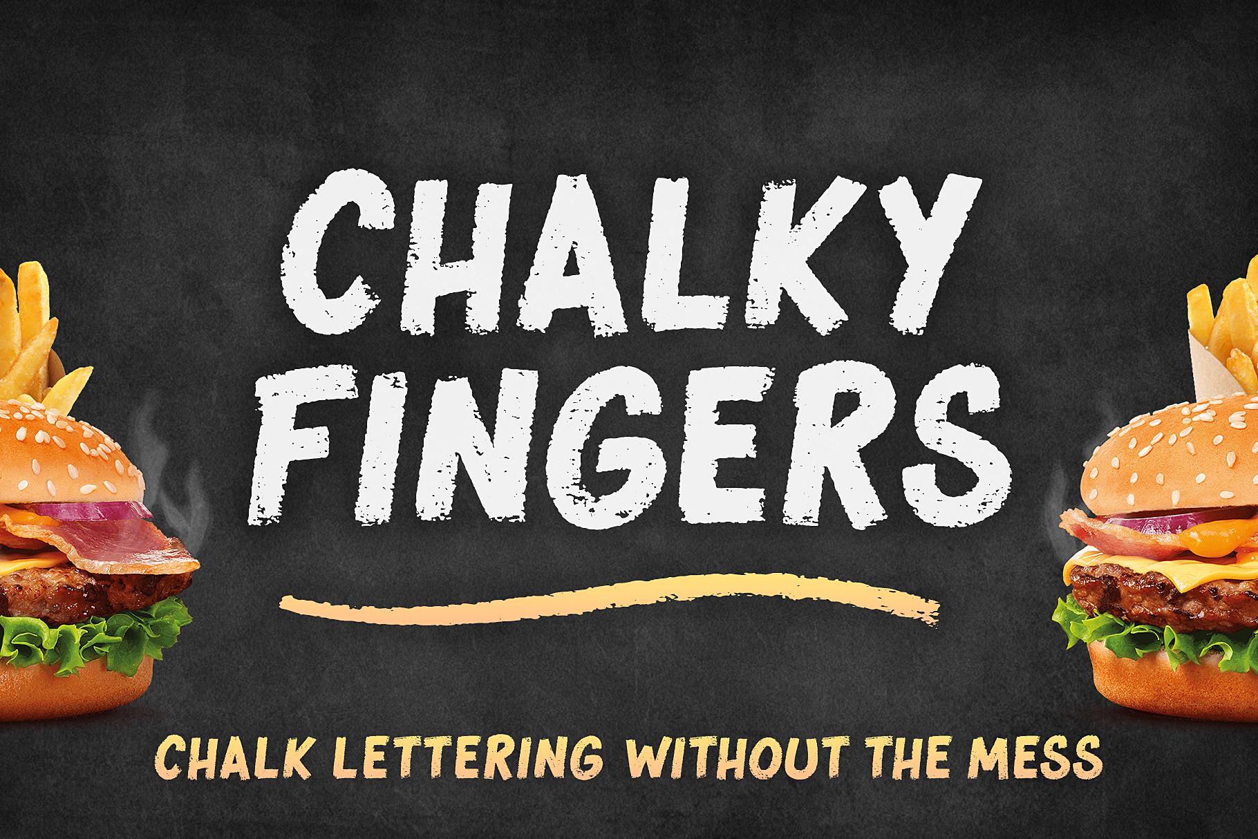 Chalky Fingers Font