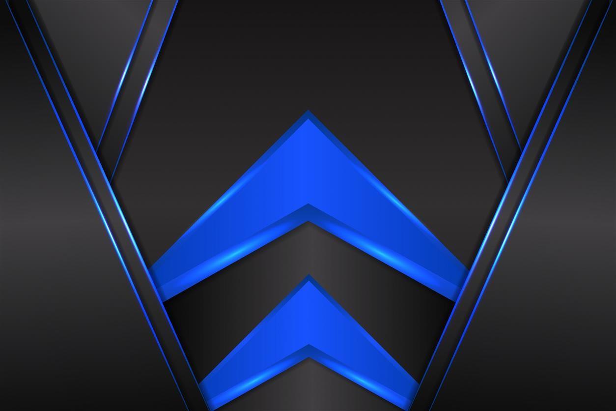 Abstract Background Triangle Shape Blue