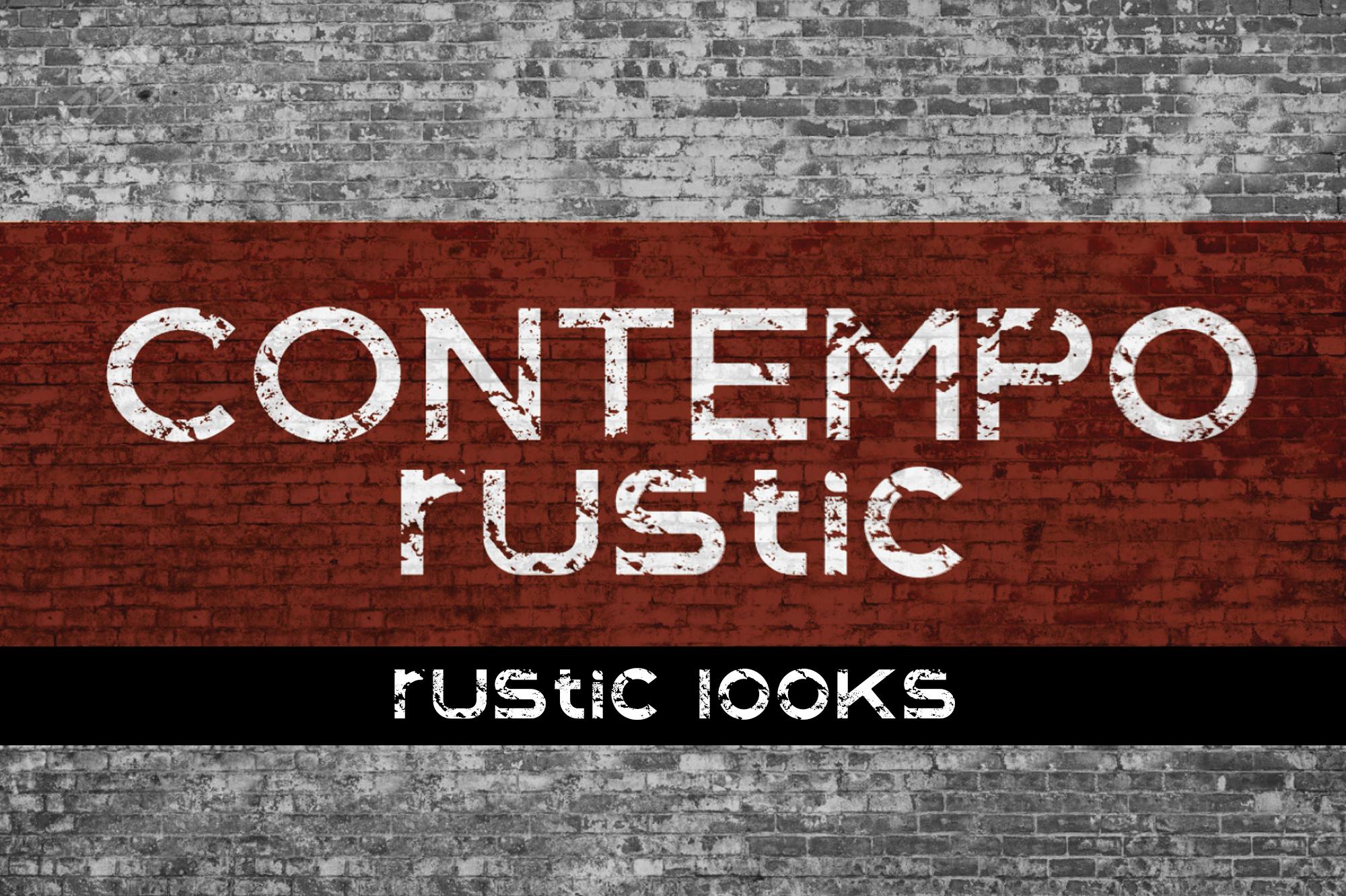 Contempo Rustic Font
