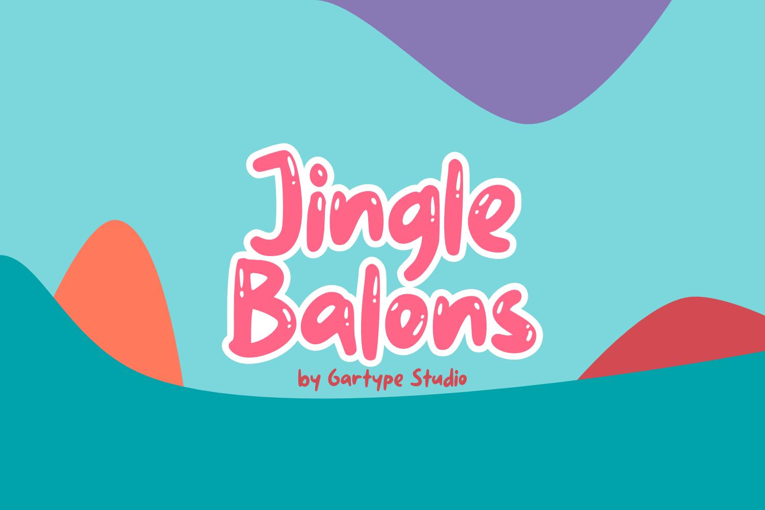 Jingle Balons Font