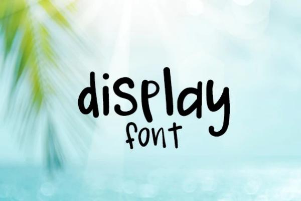 Display Font