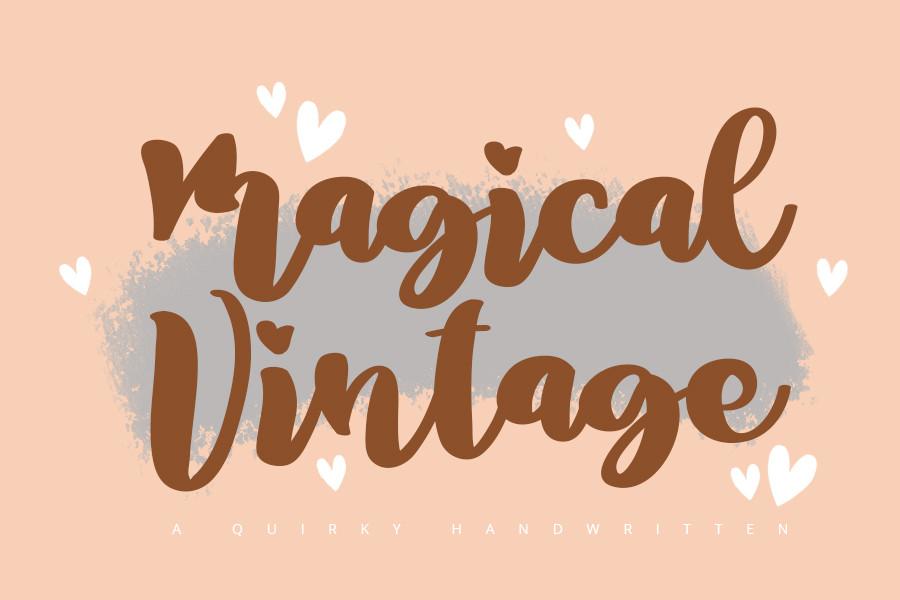 Magical Vintage Font