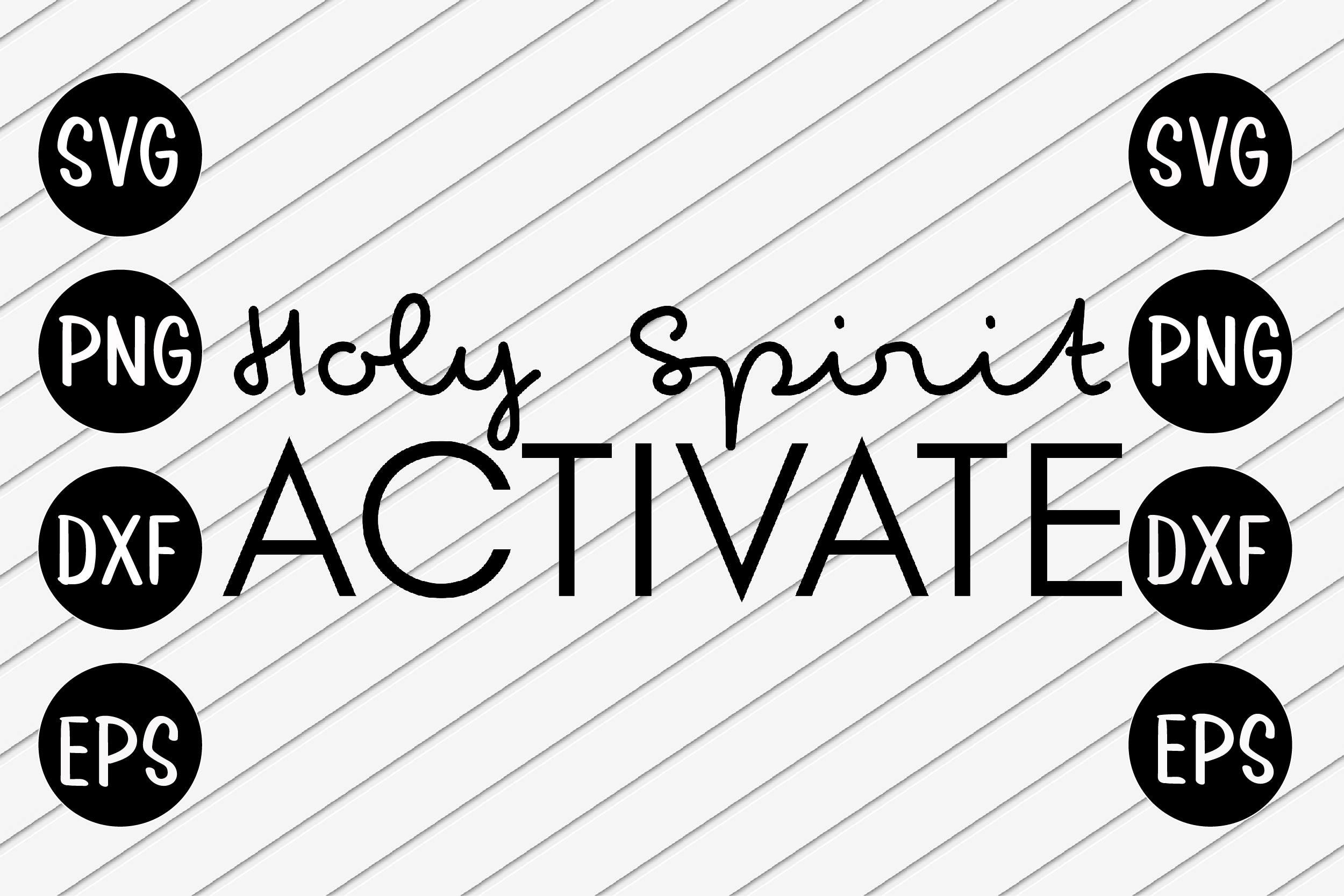 Holy Spirit Activate SVG