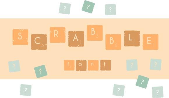 The Scrabble Font