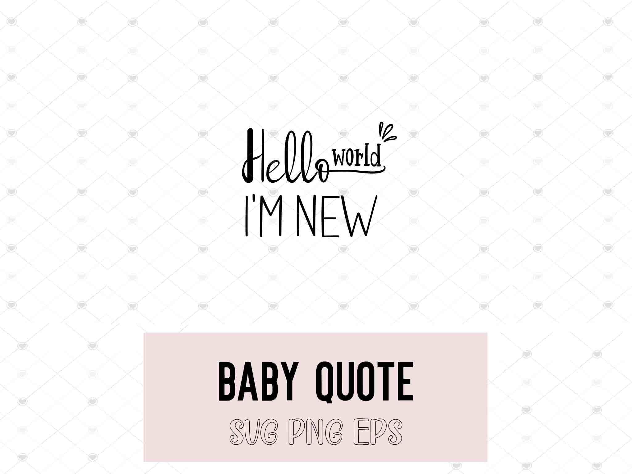 Hello World, I'm New