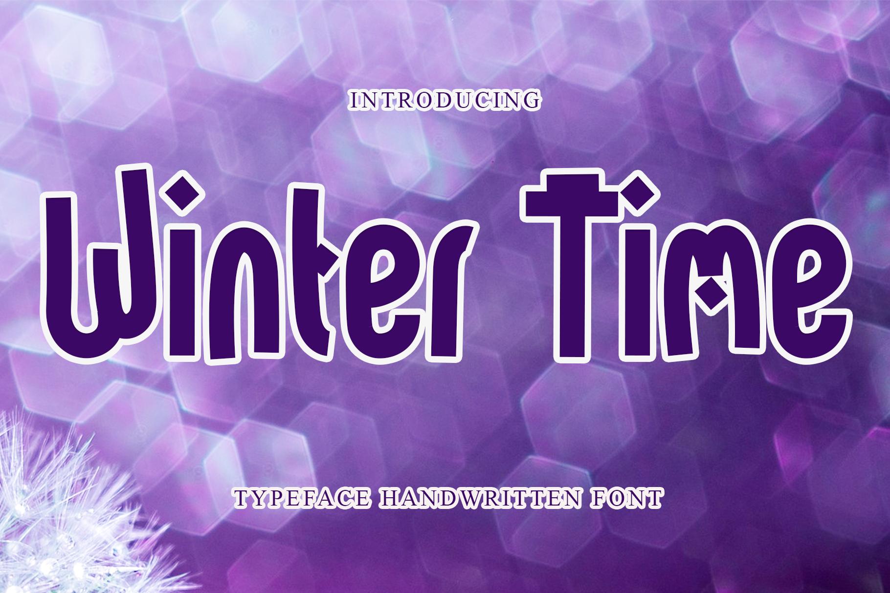 Winter Time Font