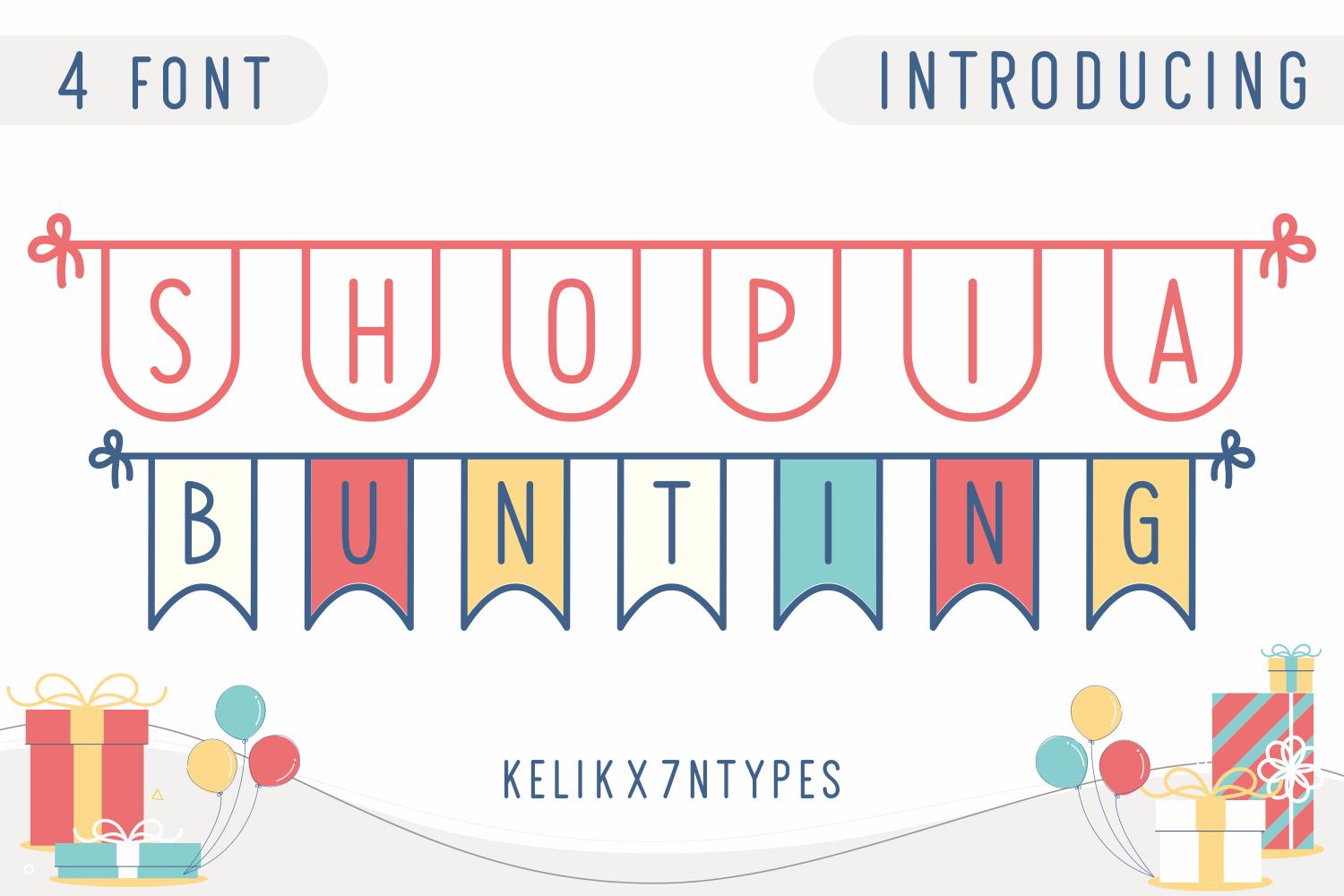 Shopia Bunting Font