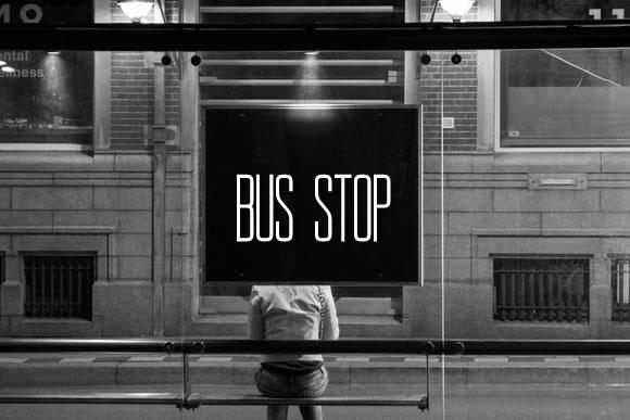 Bus Stop Font