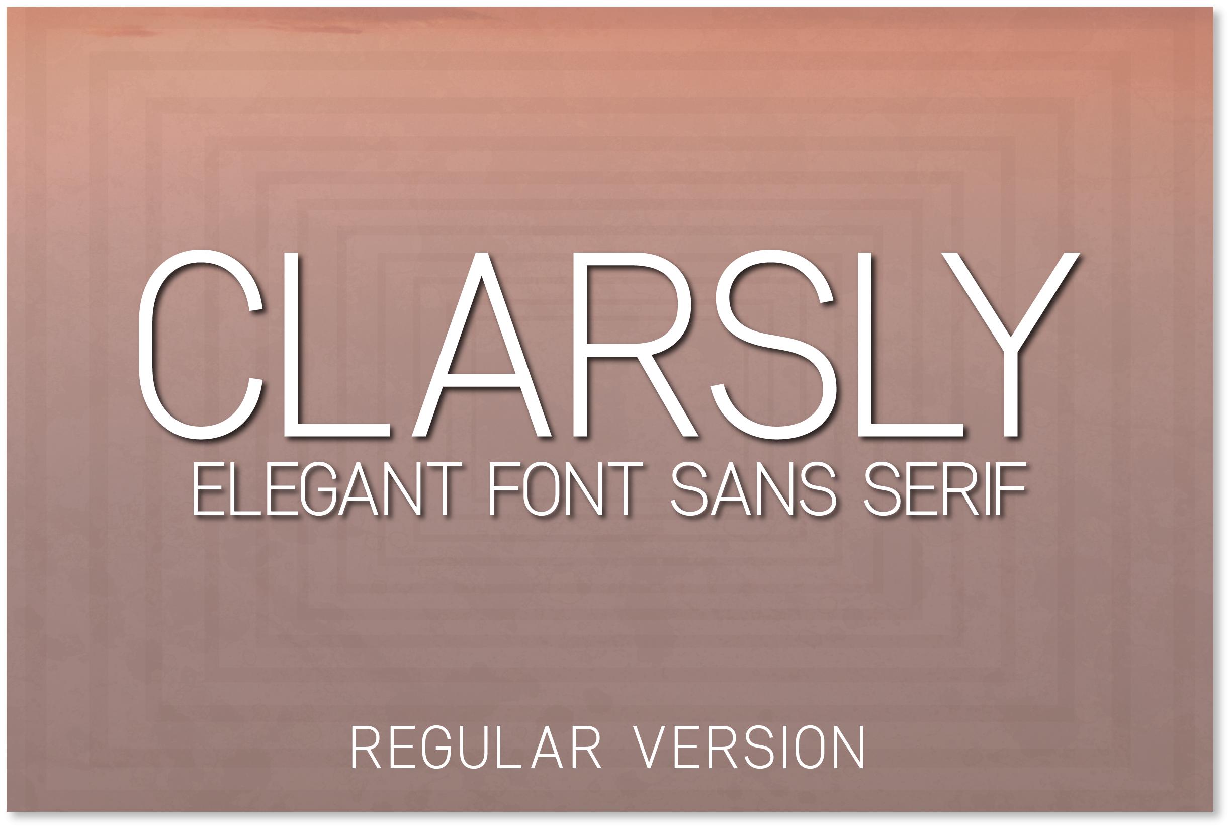 Clarsly Font
