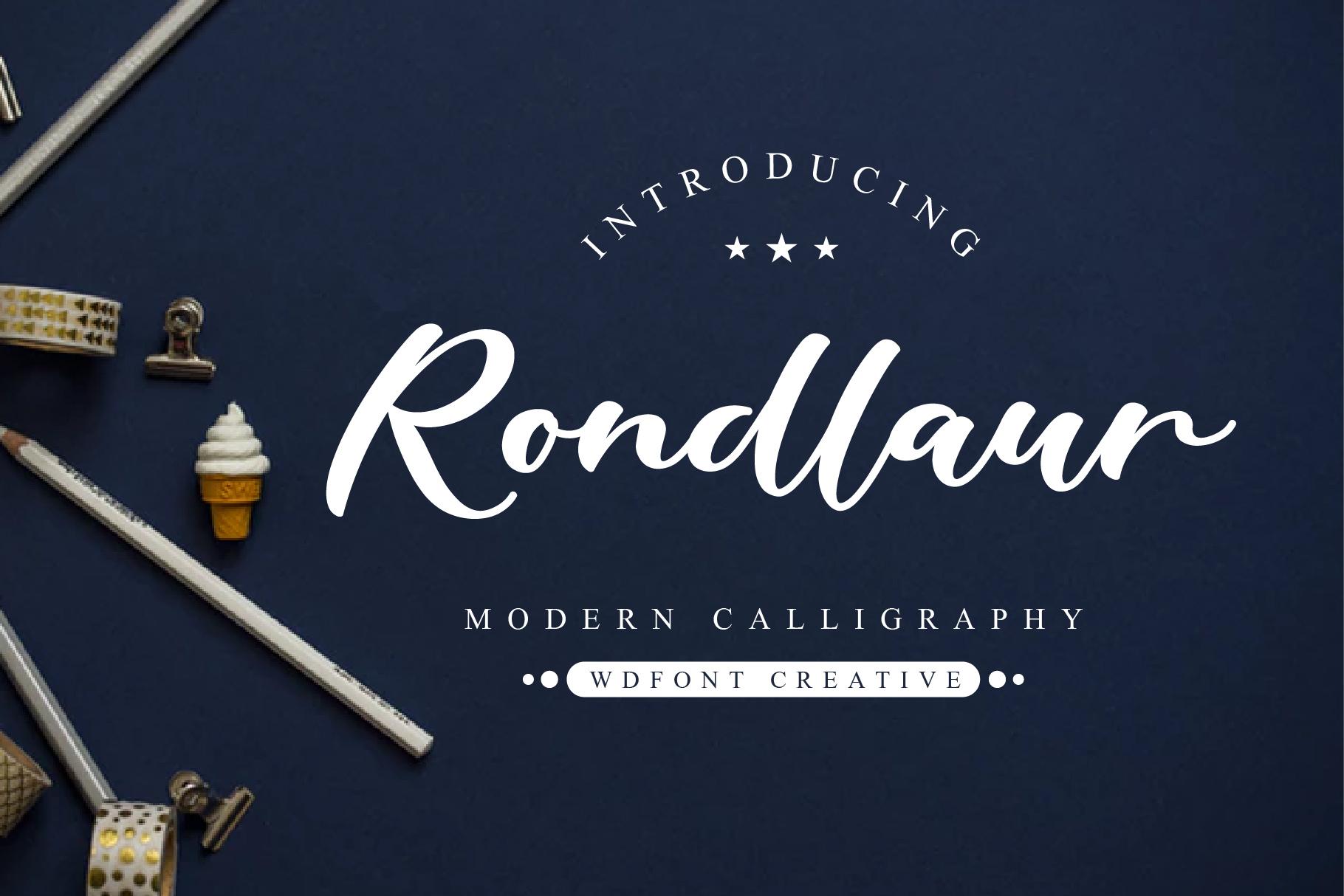 Rondlaur Font