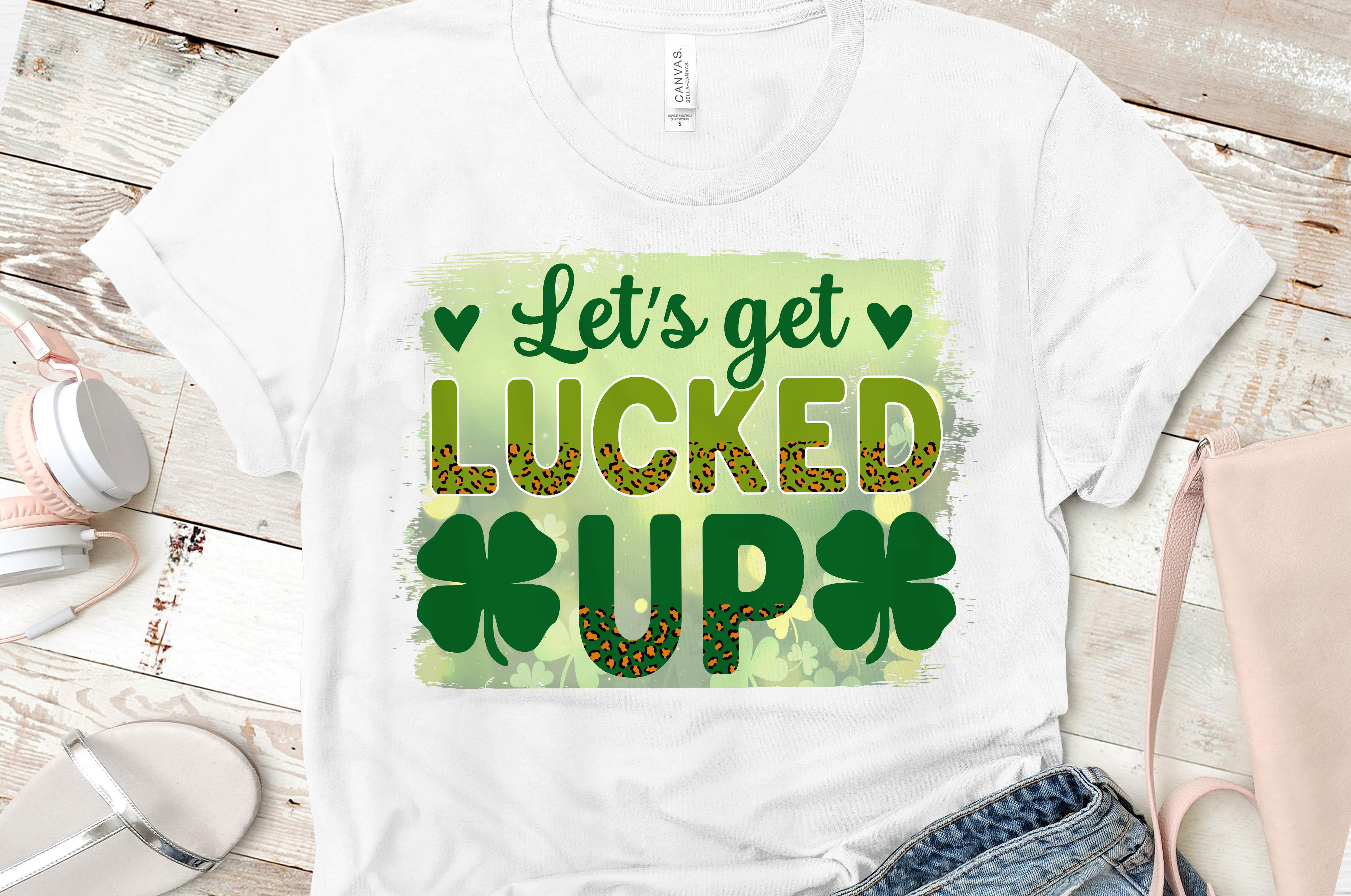 St Patricks Day Sublimation T-Shirt Lets