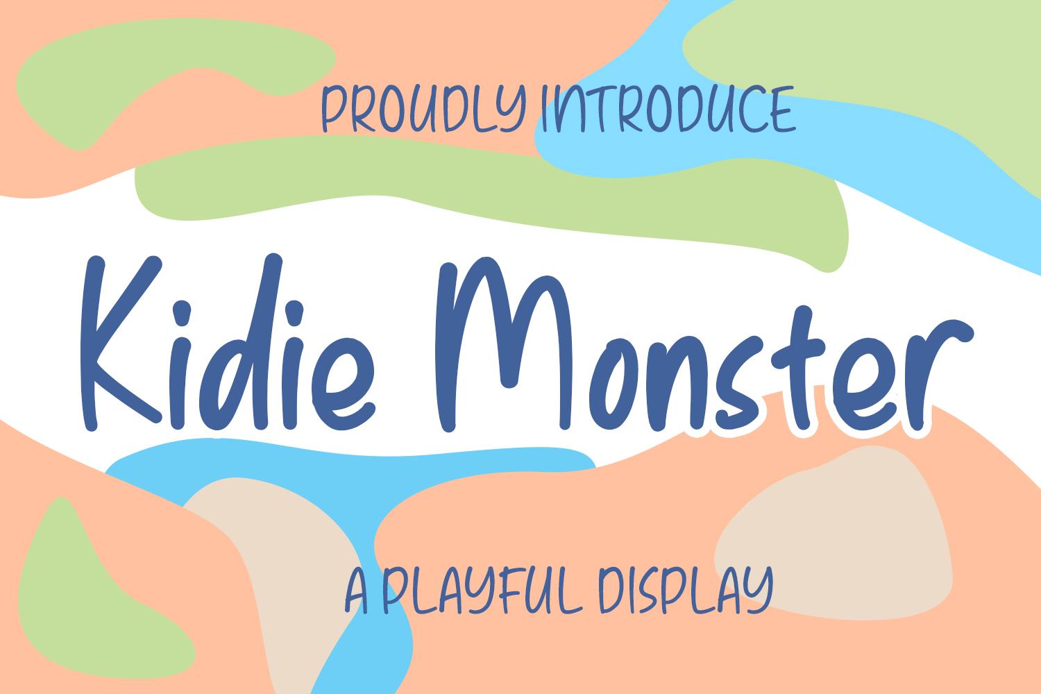 Kidie Monster Font