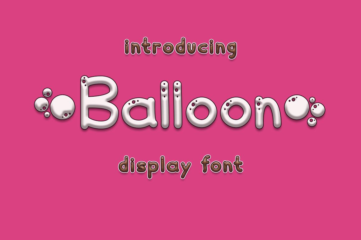 Balloon Font