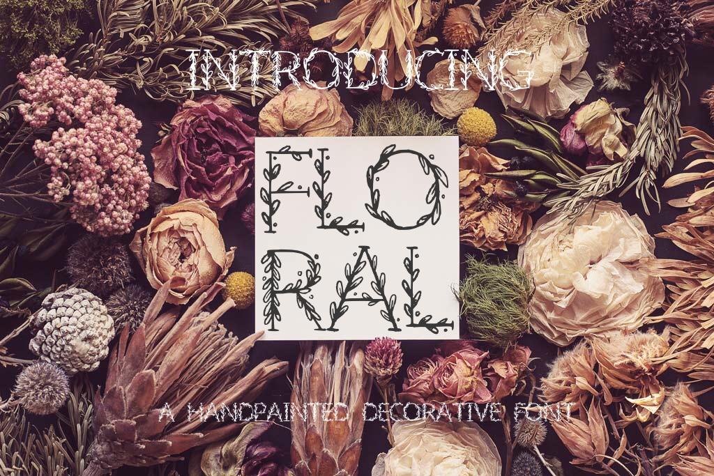 Floral Font