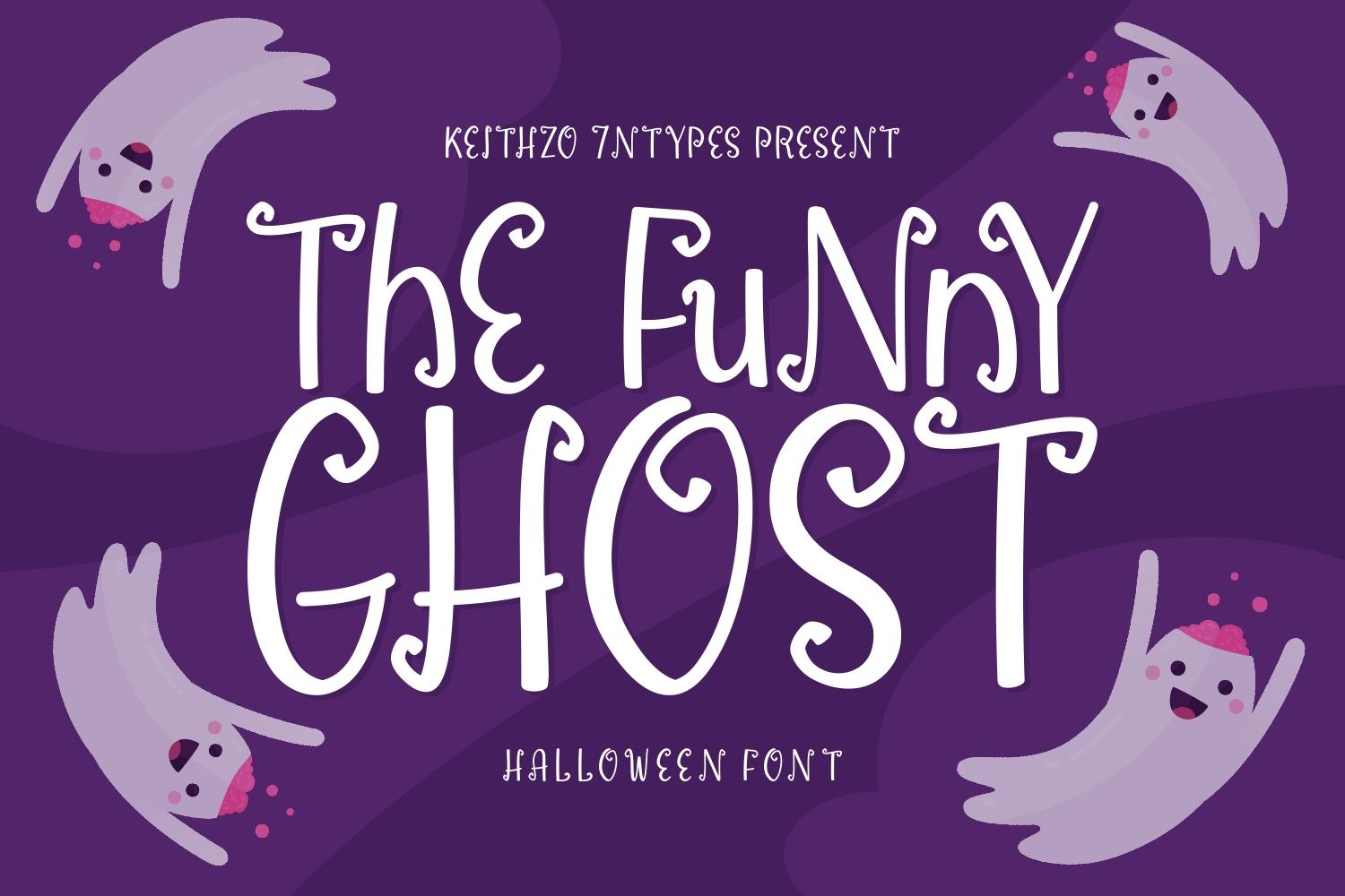 The Funny Ghost Font