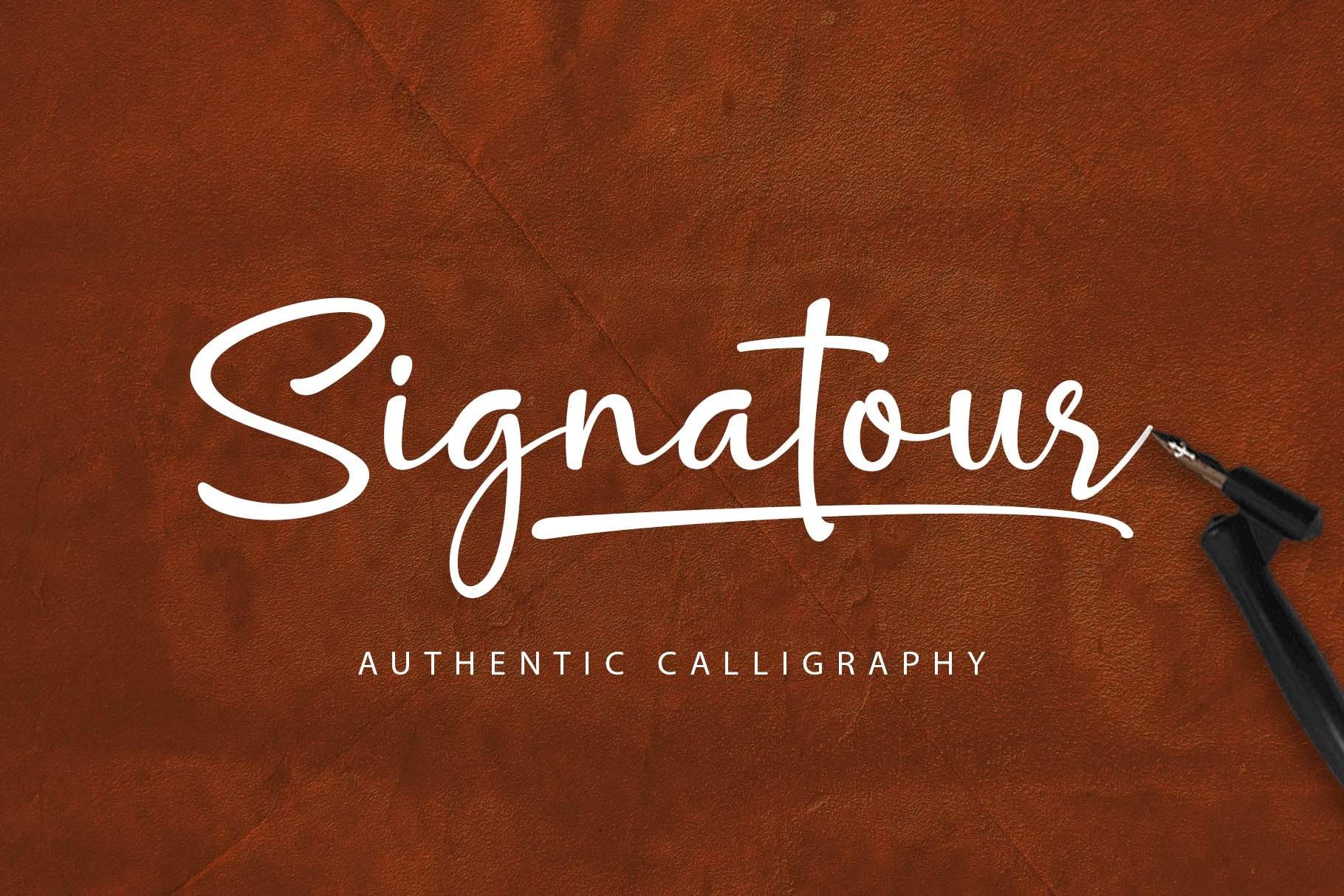 Signatour Font