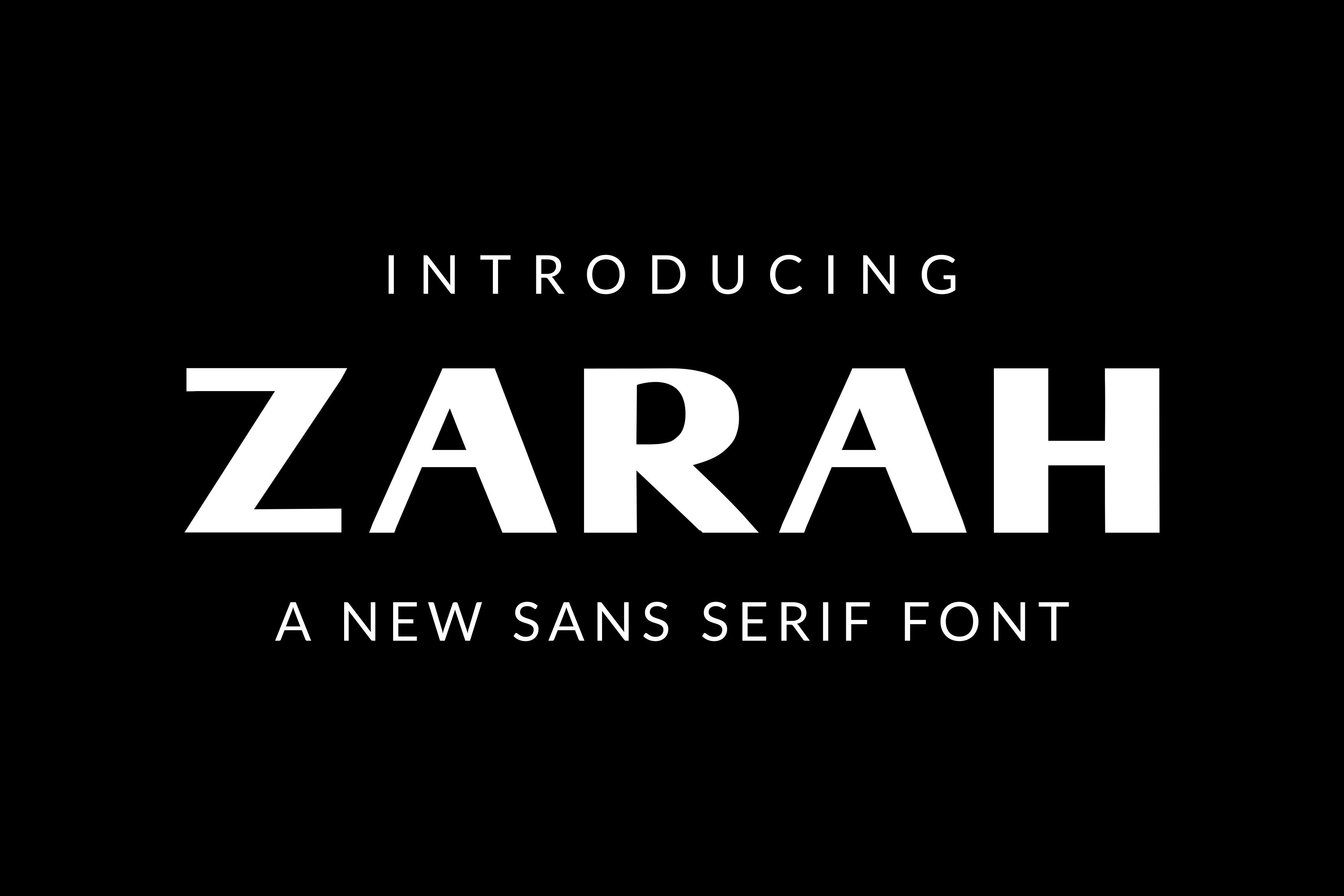 Zarah Font