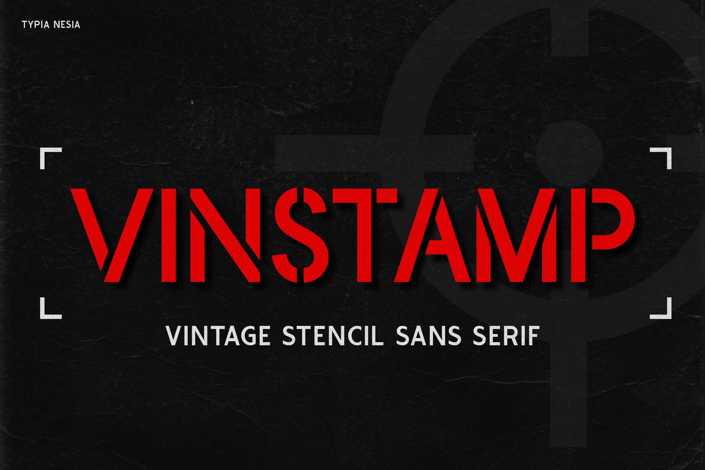 Vinstamp Font