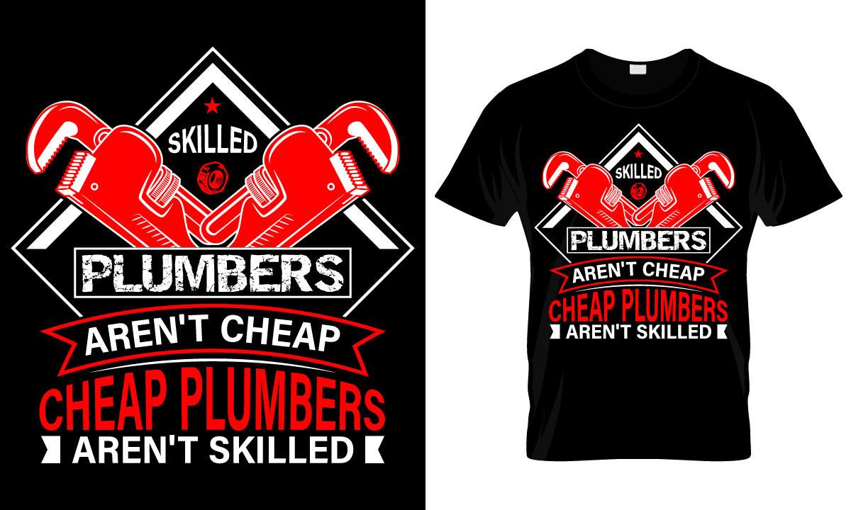Plumber T Shirt Design Template
