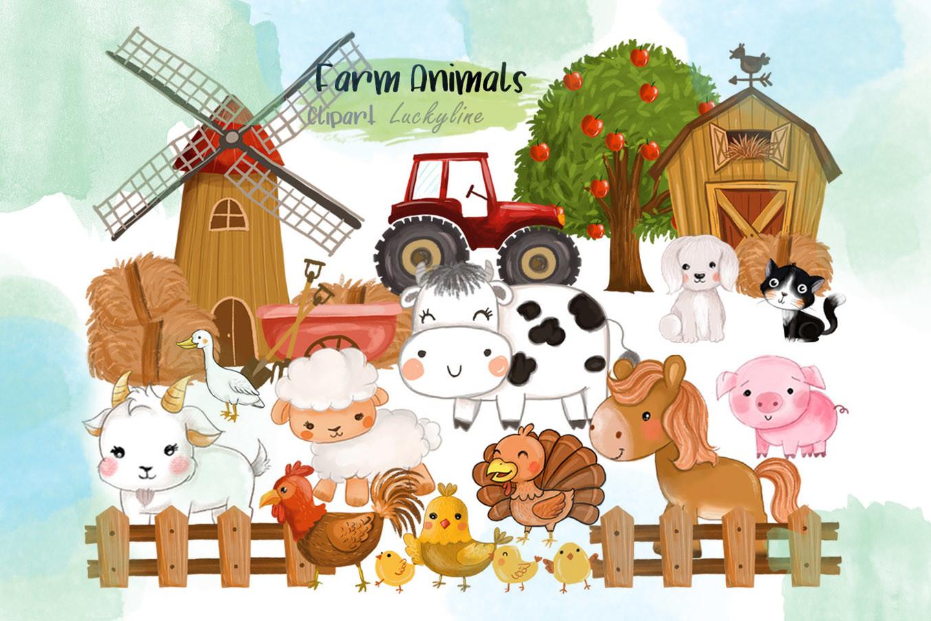 Farm Animals Clipart