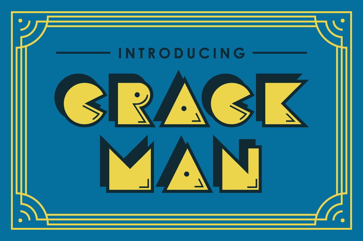 Crack Man Font