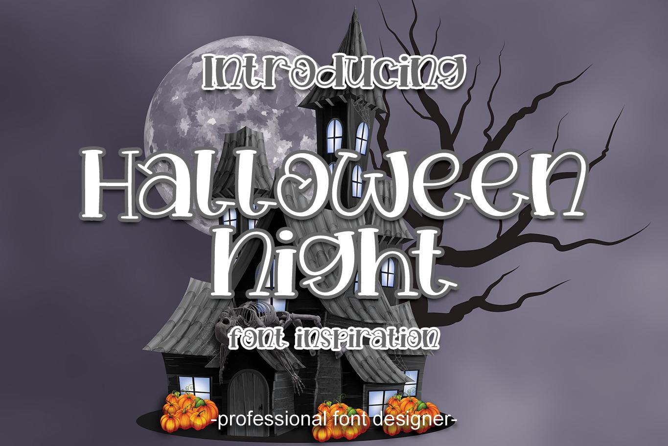 Halloween Night Font
