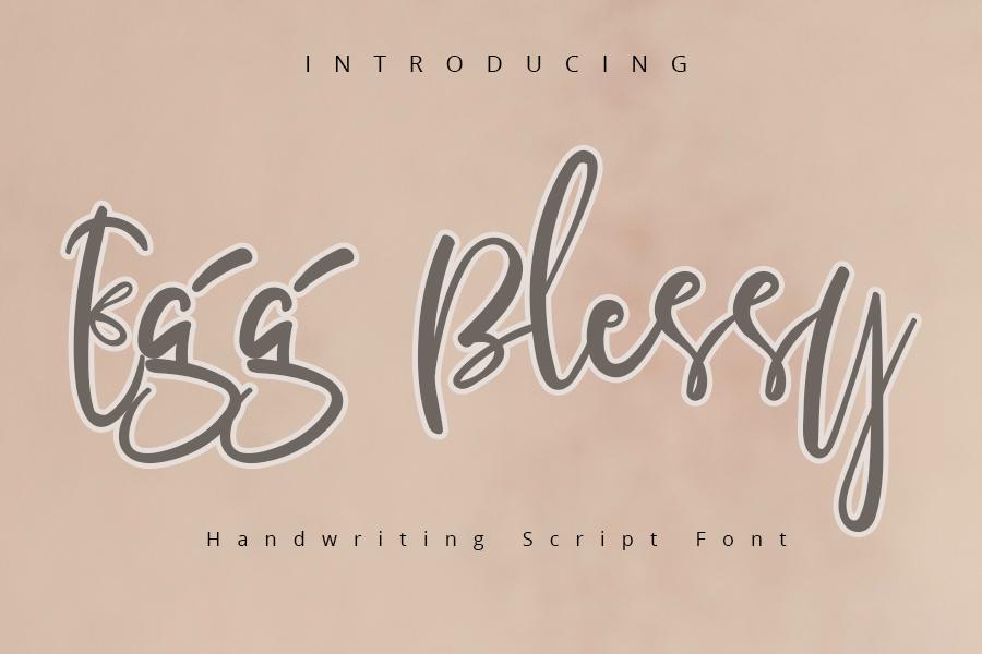 Egg Blessy Font
