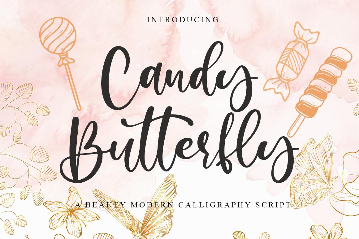 Candy Butterfly Font