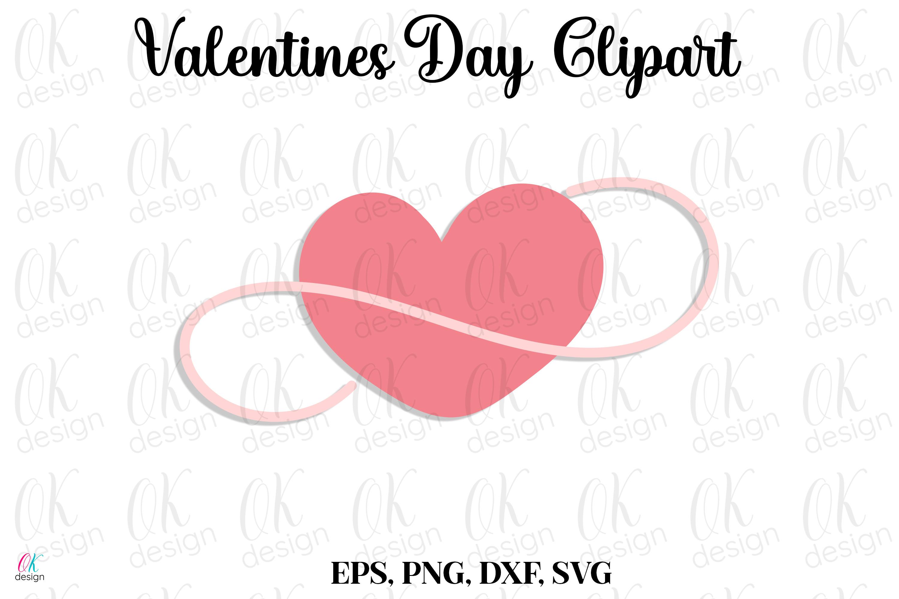 Valentines Clipart SVG, DXF, PNG Files.