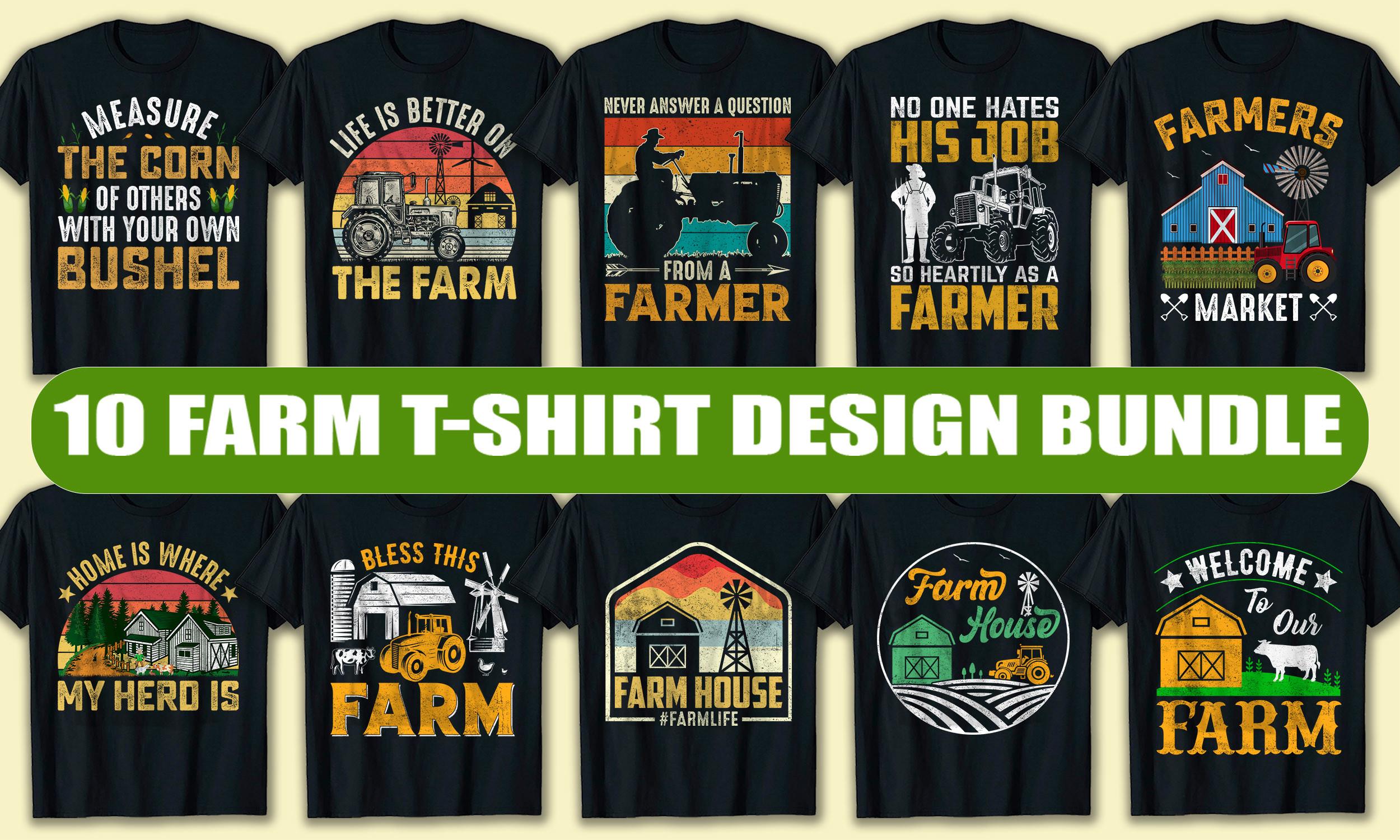 Farm T Shirt Design Bundle