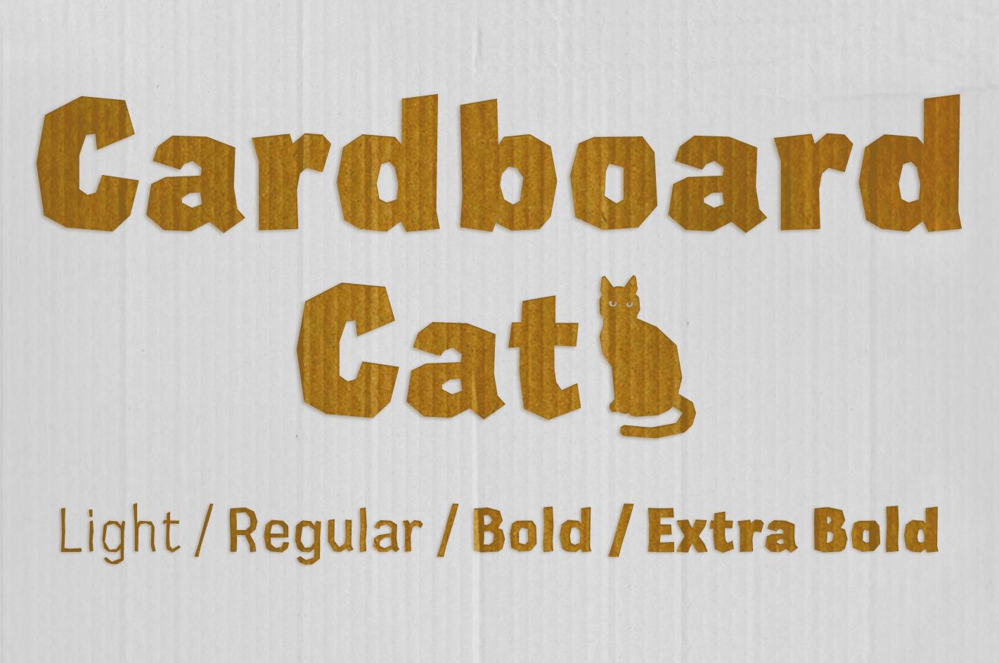 Cardboard Font