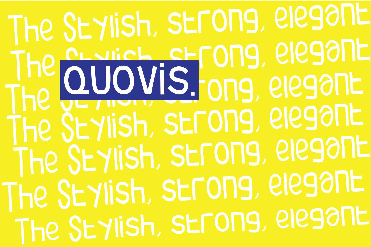 Quovis Font